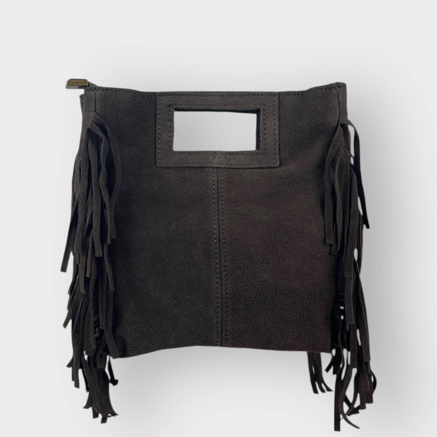 ZOSMA - VERA PELLE SCAMOSCIATA - TESTA MORO