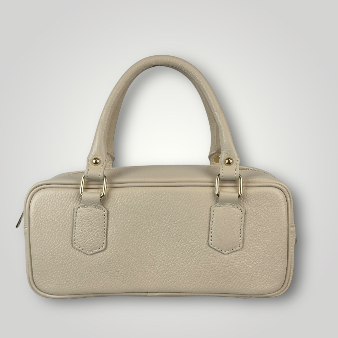 ALHENA - BAULETTO IN VERA PELLE - BURRO