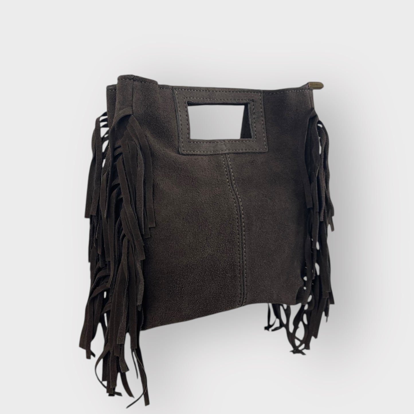 ZOSMA - VERA PELLE SCAMOSCIATA - TESTA MORO